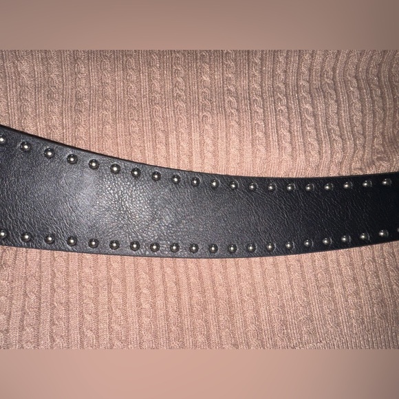 House of Harlow wide women’s belt with silver detail size M main image 7